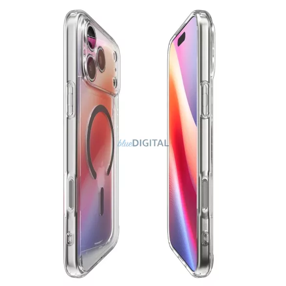 HUSĂ! - Husă SPIGEN ULTRA HYBRID MAG compatibilă MagSafe pentru IPHONE 17 Pro în grafit deschis