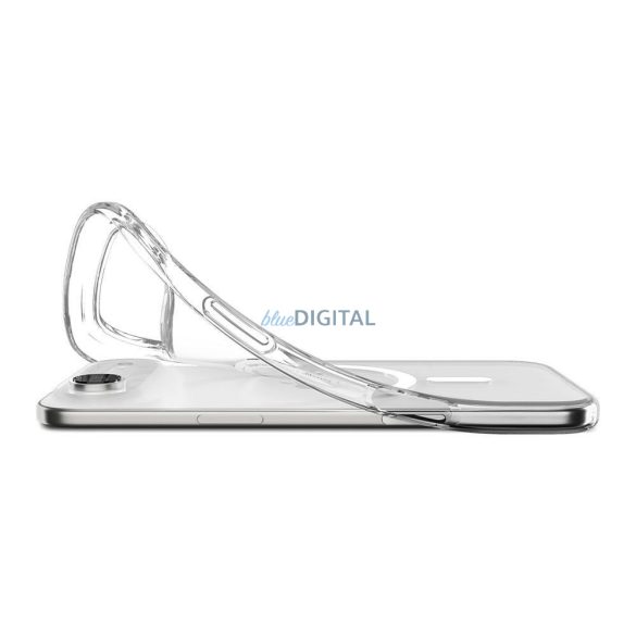 HUSĂ! - SPIGEN CAZ LICHID CRISTAL MAGSAFE MAGSAFE IPHONE 17 AER TRANSPARENT / ALB