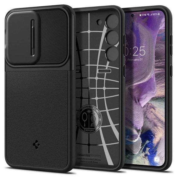 SPIGEN Optik Armor husă pentru SAMSUNG S23 negru