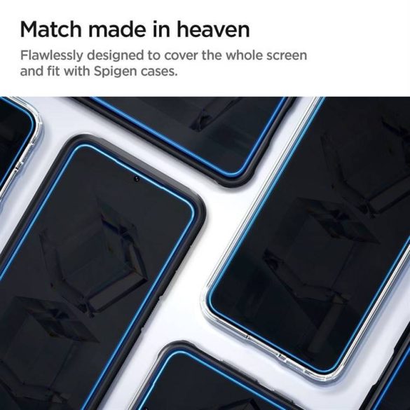 SPIGEN GLAS.TR "EZ FIT" 2-pack pentru SAMSUNG S23 transparent