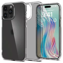 HUSĂ! - SPIGEN Ultra Hybrid pentru IPHONE 15 PROfrost clear