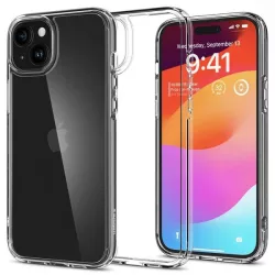 HUSĂ! - SPIGEN Ultra Hybrid pentru IPHONE 15 transparent