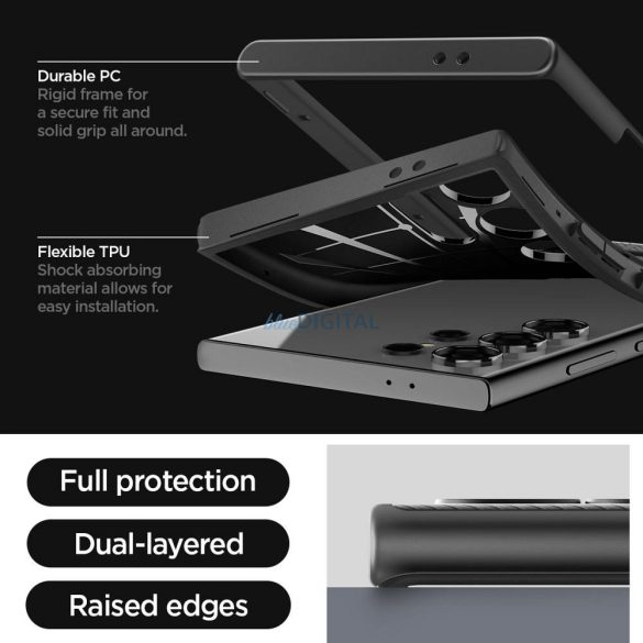 Husa SPIGEN Neo Hybrid pentru SAMSUNG S24 ULTRA neagra