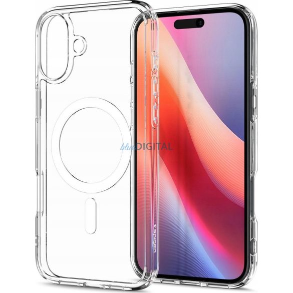 Geantă compatibilă Spigen Ultra Hybrid Mag MagSafe pentru iPhone 16 Plus - alb