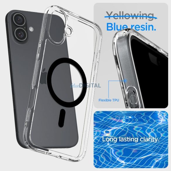 Geantă compatibilă Spigen Ultra Hybrid Mag MagSafe pentru iPhone 16 Plus - negru