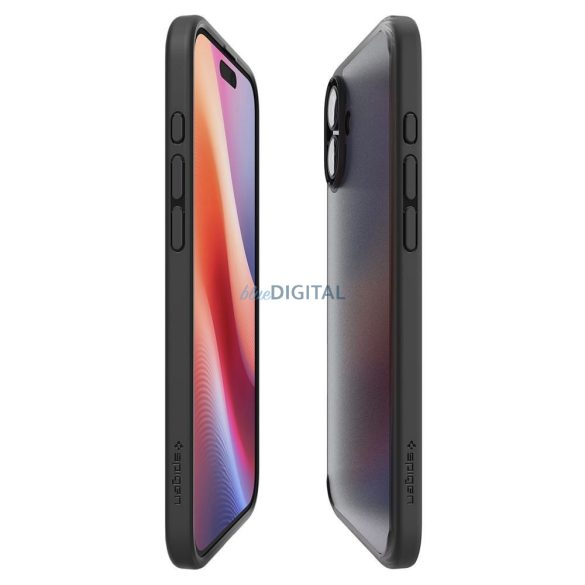 Carcasă Spigen Ultra Hybrid pentru iPhone 16 - negru
