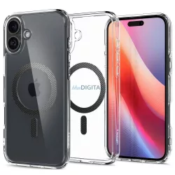   HUSĂ! - Geantă compatibilă Spigen Ultra Hybrid Mag MagSafe pentru iPhone 16 - transparentă
