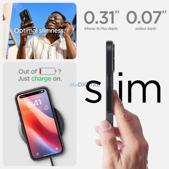 Geantă compatibilă Spigen Ultra Hybrid Mag MagSafe pentru iPhone 16 - model zero-unu