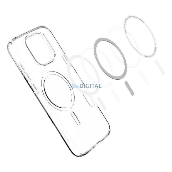 Carcasă compatibilă Spigen Liquid Crystal Mag MagSafe pentru iPhone 16 Pro Max - transparentă