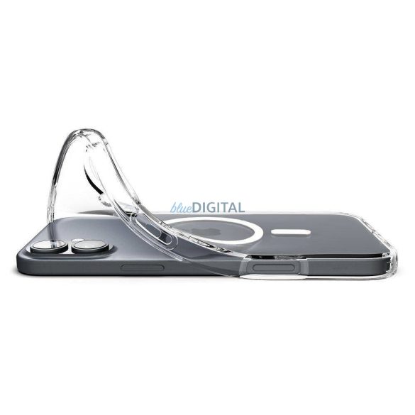 Carcasă compatibilă Spigen Liquid Crystal Mag MagSafe pentru iPhone 16 Plus - transparentă