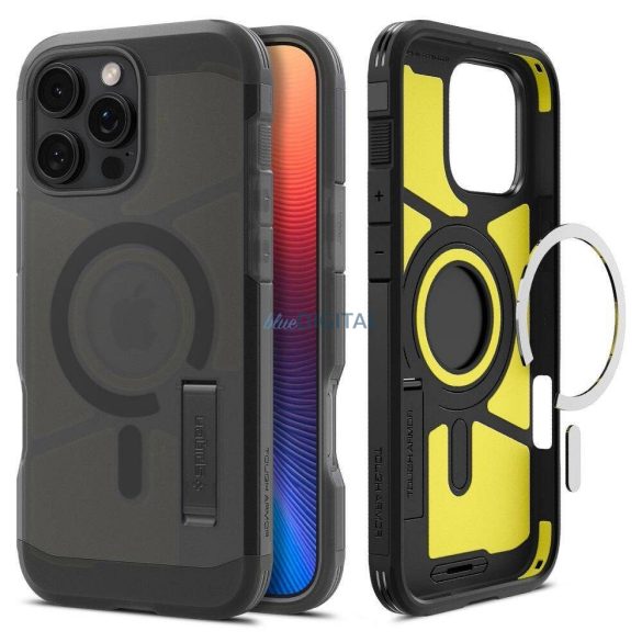 Carcasă compatibilă Spigen Tough Armor Mag MagSafe pentru iPhone 16 Pro Max - negru