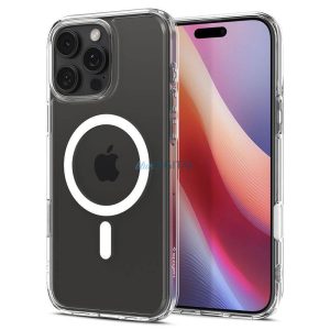 Geantă compatibilă Spigen Ultra Hybrid "T" Mag MagSafe pentru iPhone 16 Pro Max - transparentă