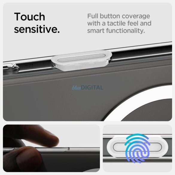 Geantă compatibilă Spigen Ultra Hybrid "T" Mag MagSafe pentru iPhone 16 Pro Max - transparentă