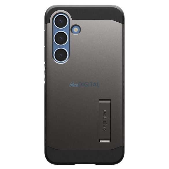Carcasă compatibilă Spigen Tough Armor MagSafe cu suport pentru Samsung Galaxy S25 Plus - gri metalic