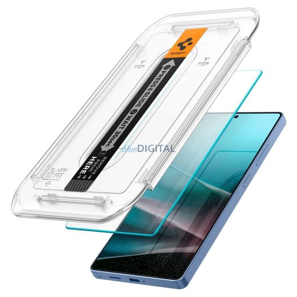 Spigen GLAS.TR "EZ FIT" HD din sticlă temperată protector de ecran cu cadru de montare pentru Samsung Galaxy S25 Ultra - 2pcs