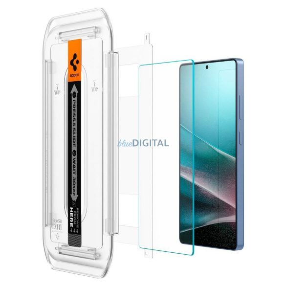 Spigen GLAS.TR "EZ FIT" HD din sticlă temperată protector de ecran cu cadru de montare pentru Samsung Galaxy S25 Ultra - 2pcs