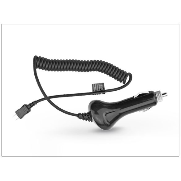 Încărcător rapid USB Type-C pentru brichetă cu cablu spiralat - 5V/2A - negru