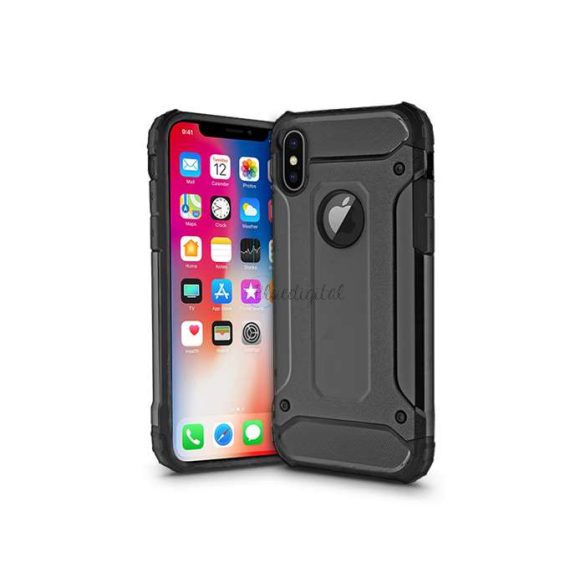 Husa din spate rezistenta la socuri Apple iPhone X - Armor - neagra