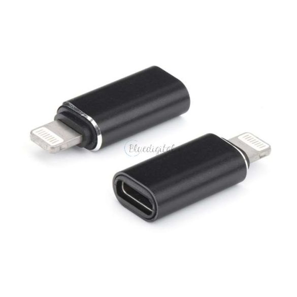 Lightning - Adaptor USB Type-C - negru
