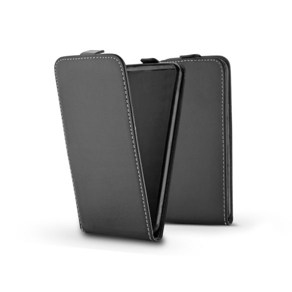 Husă din piele Slim Flexi Flip - Xiaomi Redmi Note 8 Pro - negru
