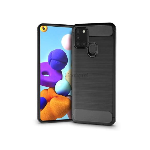 Samsung A217F Galaxy A21s silicon Husă spate - Carbon - negru