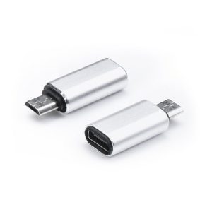 USB Type-C - adaptor micro USB - argintiu
