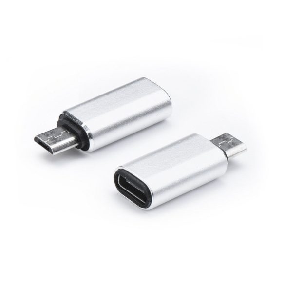 USB Type-C - adaptor micro USB - argintiu