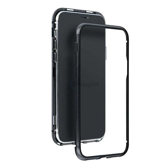 Husă din spate magnetică Apple iPhone 12 Pro Max, din 2 părți, fără sticlă frontală - Magneto - negru