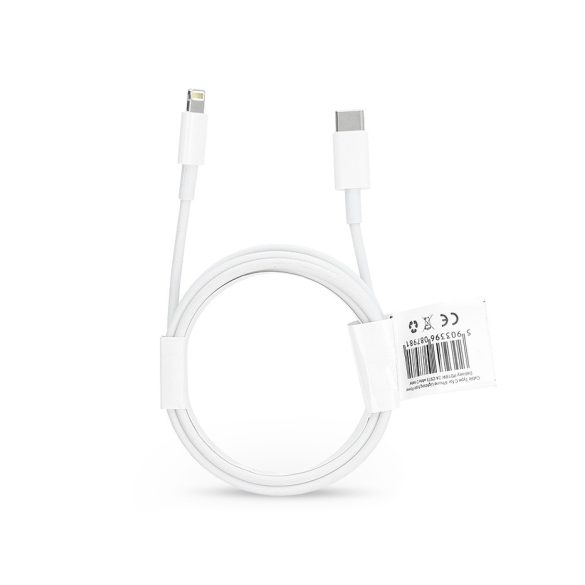 USB Type-C - Cablu de date și încărcare Lightning cu cablu de 2 m - Cablu tip C C973 PD 18W pentru Lightning - 2A - alb - Ambalaj ECO