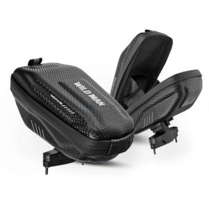 Geantă de bicicletă universală Wildman, impermeabilă,Husătare - Wildman E7S - negru - ambalaj ECO