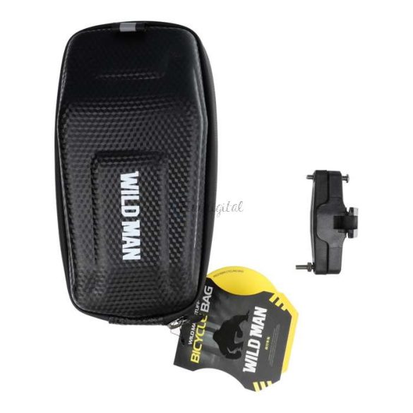 Geantă de bicicletă universală Wildman, impermeabilă,Husătare - Wildman E7S - negru - ambalaj ECO