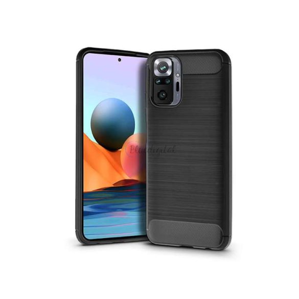 Xiaomi Redmi Note 10 Pro silicon Husă spate - Carbon - negru