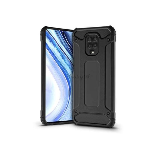 Xiaomi Redmi Note 9 Pro/Note 9 Pro Max/Note 9S Husă spate rezistent la șocuri - Armor - negru