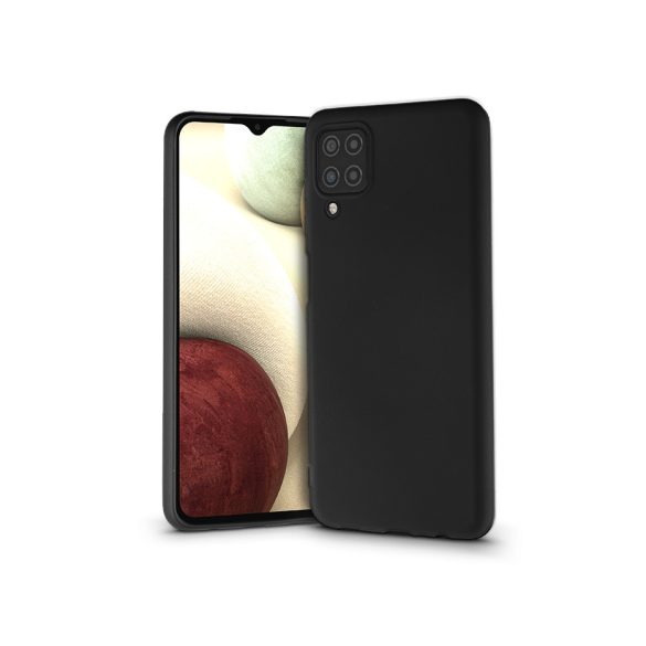 Husa spate din silicon Samsung A125F Galaxy A12 - Soft Premium - neagra