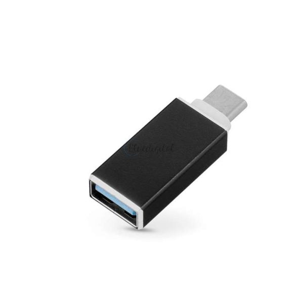 Adaptor USB-A - Type-C OTG 3.0 - negru - ambalaj ECO