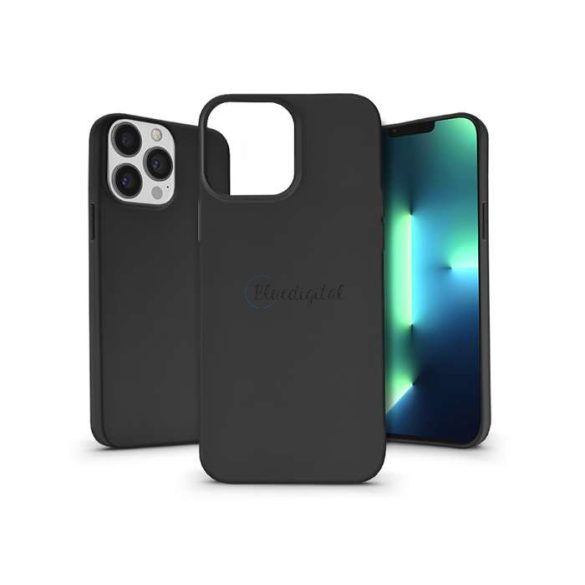 Husa din silicon Apple iPhone 13 Pro Max - Moale - neagra