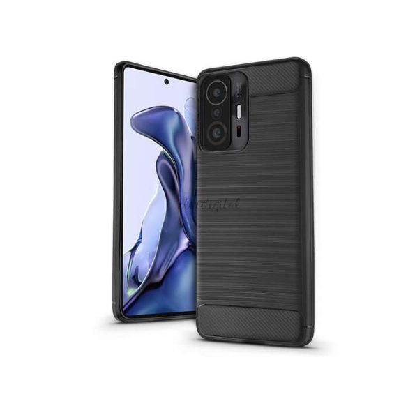 Xiaomi 11T 5G/11T Pro 5G Silicon Husă spate - Carbon - Negru