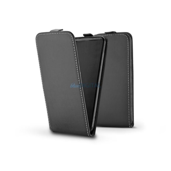 Husa din piele subtire Flexi Flip - Samsung SM-S918 Galaxy S23 Ultra - neagra