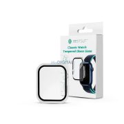   Husă de protecție pentru Apple Watch 7/Seria 8 (41 mm) cu sticlă securizată încorporată - Carcasă din sticlă temperată pentru ceasuri Bestsuit Classic - transparentă
