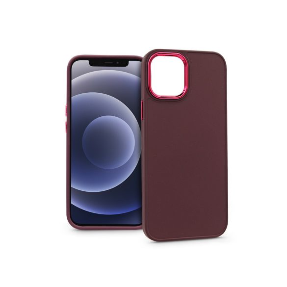 Apple iPhone 12/12 Pro Silicon  Husă - Frame - violet