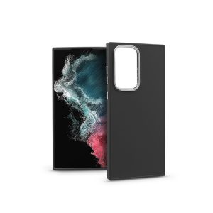Husa spate din silicon Samsung S908B Galaxy S22 Ultra 5G - Cadru - negru