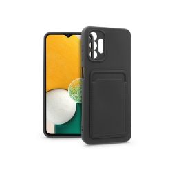   Husa din silicon Samsung A136U Galaxy A13 5G/Galaxy A04s cu suport pentru card - Husa pentru card - neagra
