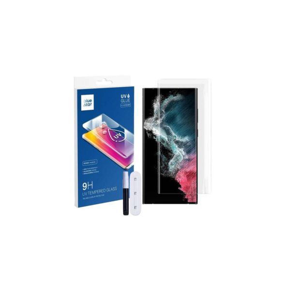 Samsung Galaxy S23 Ultra rezistent la zgârieturi din Folie securizată FULL DISPLAY Negru încadrată din Folie securizată ecran de afișare a Folieului de protecție a ecranului de afișare a Folieului de protecție a ecranului SM-S918