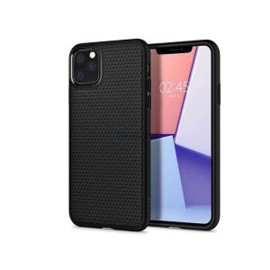 Apple iPhone 11 Shockproof Husă - Spigen Liquid Air - Negru