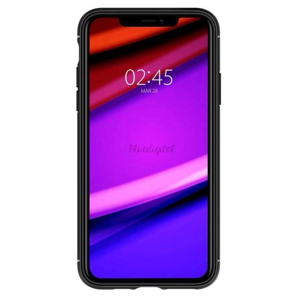 Apple iPhone 11 Husă spate rezistent la șocuri - Spigen Rugged Armor - Negru