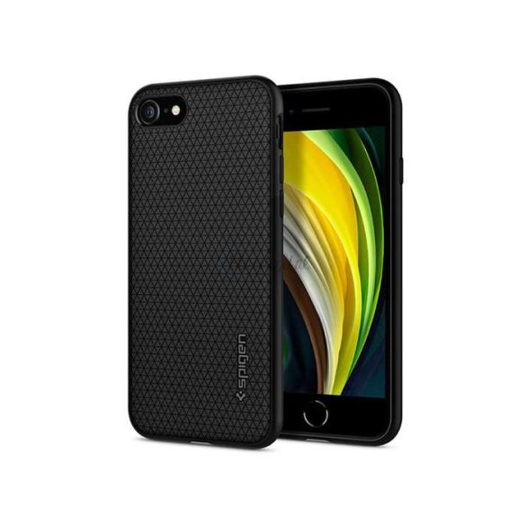 Husa din spate rezistenta la socuri Apple iPhone 7/iPhone 8/SE 2020/SE 2022 - Spigen Liquid Air - neagra