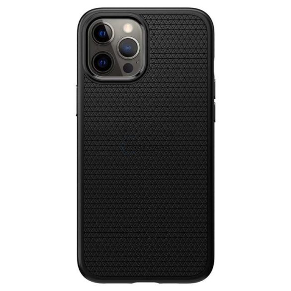 Husa din spate rezistenta la socuri Apple iPhone 12/12 Pro - Spigen Liquid Air - neagra