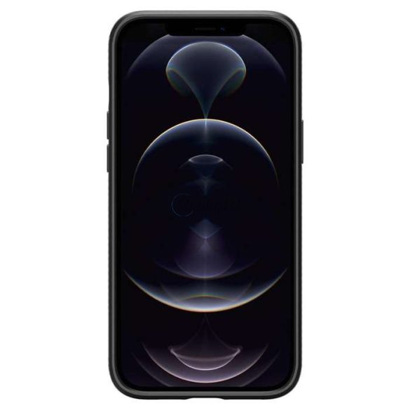 Husa din spate rezistenta la socuri Apple iPhone 12/12 Pro - Spigen Liquid Air - neagra
