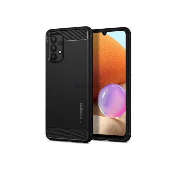 Samsung A525F Galaxy A52/A526B Galaxy A52 5G Husa din spate rezistentă la șocuri - Spigen Rugged Armor - Negru
