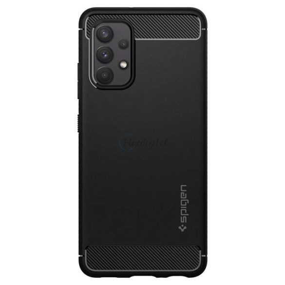 Samsung A525F Galaxy A52/A526B Galaxy A52 5G Husa din spate rezistentă la șocuri - Spigen Rugged Armor - Negru